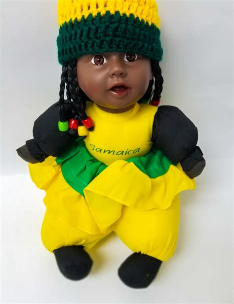 Jamaican Ebony Newborn Doll - 876 Worldwide