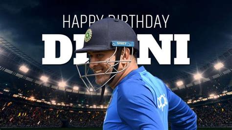 Happy Birthday Ms Dhoni Indias Cherished Captain Cool Turns 40