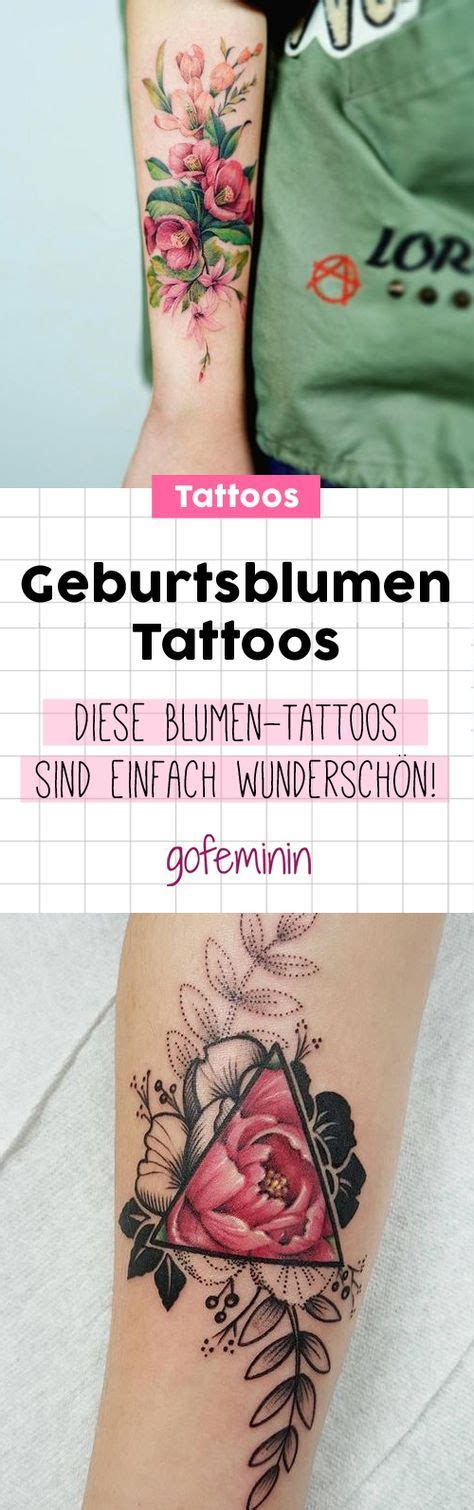 Sternzeichen Waren Gestern Jetzt Sind Geburtsblumen Tattoos Angesagt