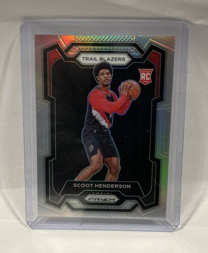 Panini Prizm Scoot Henderson Rookie Card Silver Prizm Rc