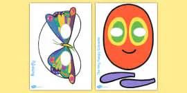 FREE The Very Hungry Caterpillar Template Cut Out Parents