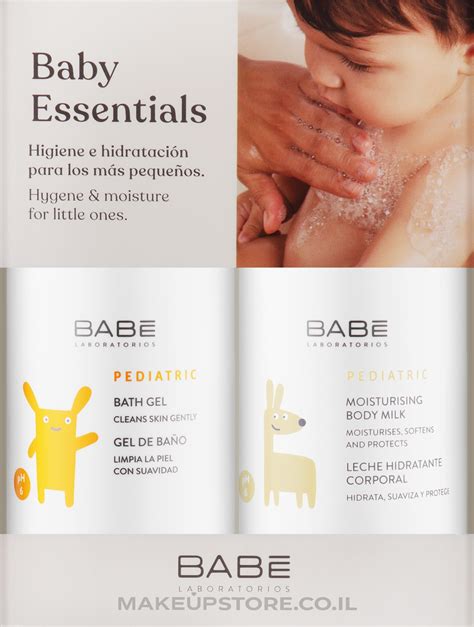 Makeupstore co il Babe Laboratorios Pediatric Baby Box sh gel 500ml b milk 500ml ערכה