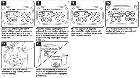 Aroma Rice Cooker Instructions Arc 3000sb