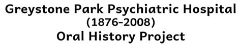 Greystone Park Psychiatric Hospital | 1868-2008