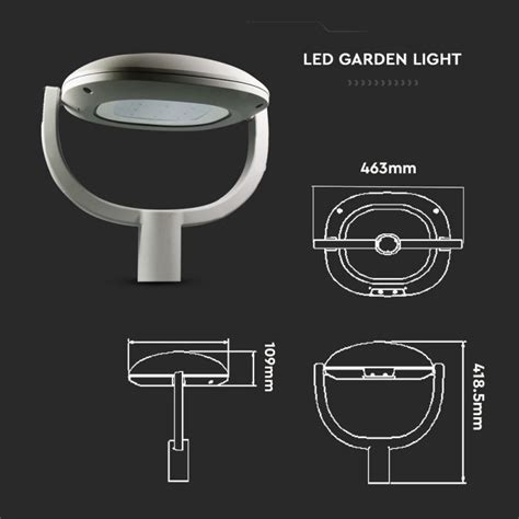 V Tac Led Street Light Samsung Chip W K Class I Type Iii M Lens