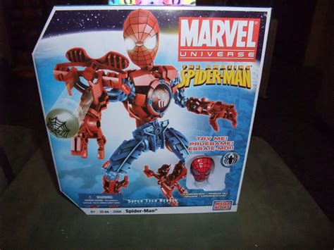 Mega Bloks Amazing Spider Man Super Tech Heroes Marvel Universe New