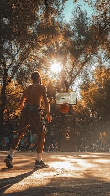 Full shot man playing basketball | Premium AI-generated image