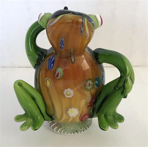 Murano Frog Sculpture At 1stdibs