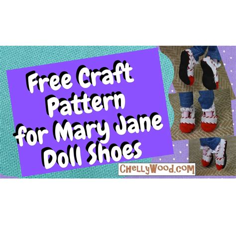 Free Sewing Patterns for Making Doll Shoes for Various Dolls (Gallery ...