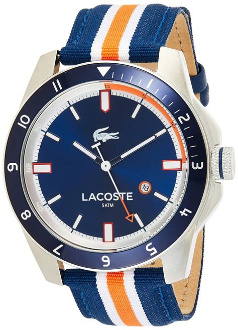 Lacoste Durban Analogue Blue Round Dial Men S Watch 2010700 Amazon