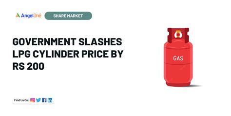 Government S Rs 200 LPG Cylinder Price Cut Impact On Oil Marketing