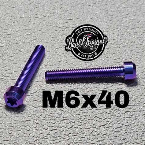 Jual Baut Probolt Titanium G5 Vietnam 6x40 Drat 10 Panjang 4 Cm Small