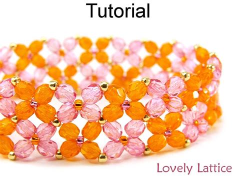 Bracelet Beading Pattern Beaded Bracelet Jewelry Making Etsy Making Jewelry For Beginners