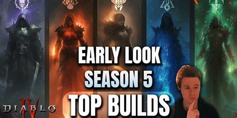 Rob2628: Class Balance State & Tier List BEST BUILDS in Season 5 Diablo 4