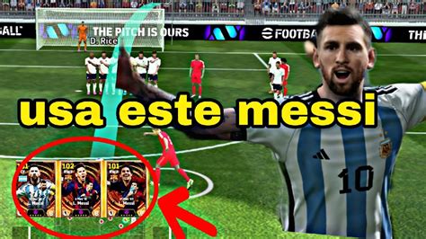 con este messi vas a subir muy fácil en divisiones efootball24