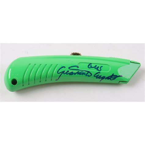 Giancarlo Esposito Signed Breaking Bad Box Cutter Inscribed Gus