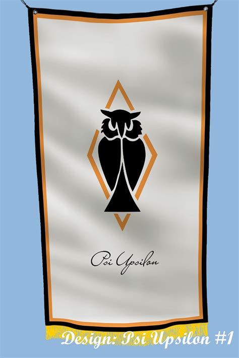 Psi Upsilon Officially Licensed Flag Banner Etsy