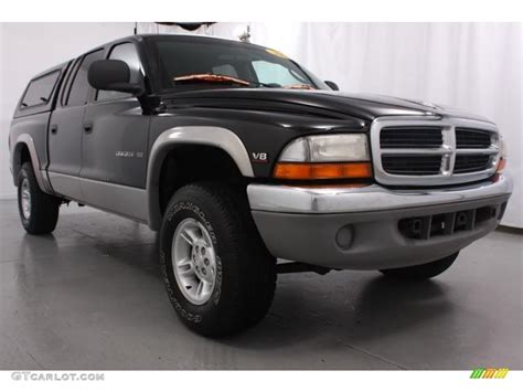 2000 Black Dodge Dakota Slt Crew Cab 4x4 55487639 Photo 3 Car Color Galleries