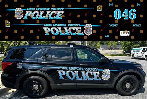 Anne Arundel County Md Police Department — Cardinal Police Diecast