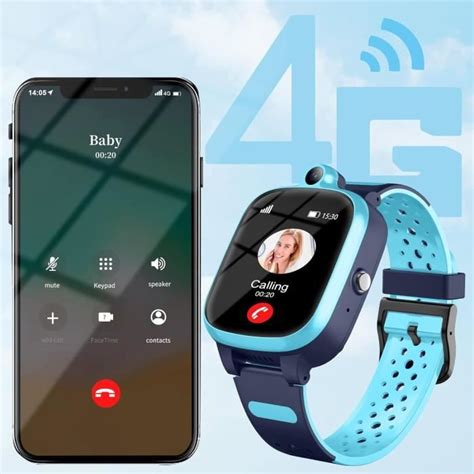 Montre intelligente pour enfants avec téléphone GPS 4G montre avec