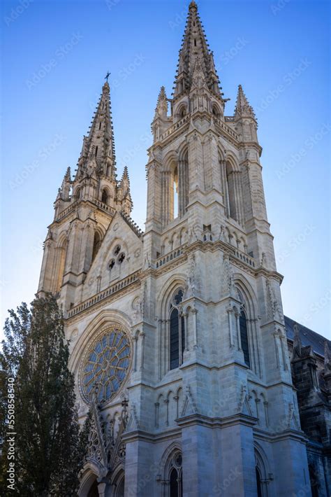 View of the magnificent facade of the Église Saint Louis des Chartrons