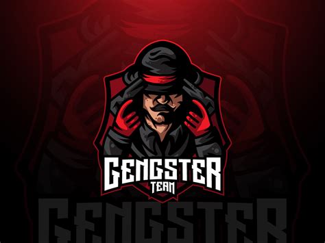 Gengster Team Mascot Logo Template By Lokavora On Dribbble