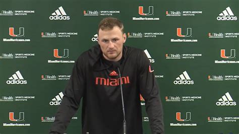 Miami Hurricanes Tyler Van Dyke Bounces Back In Loss