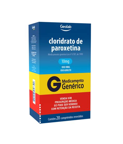 Para Que Serve O Remédio Cloridrato De Paroxetina - Cloridrato de Paroxetina - Geolab