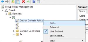 Configuring A Domain Password Policy In The Active Directory Windows