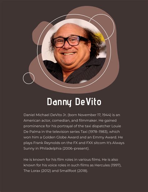 Danny DeVito Biography | Biography Template