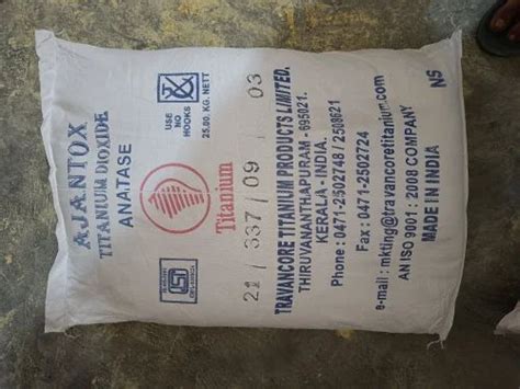 Ajantox Titanium Dioxide Anatase At Rs 200 Kg White Pigments In New