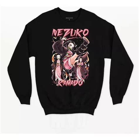 Buzo Demon Slayer Nezuko Negro Ideas Mvd Meses Sin Intereses