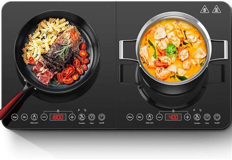 Aobosi Double Induction Hobinduction Hobs With Slim Black Crystal