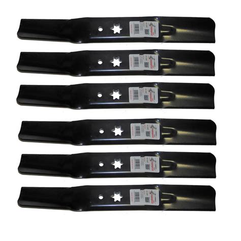 Free Shipping 6PK 14907 6 Point Star Blades Compatible With Cub Cadet