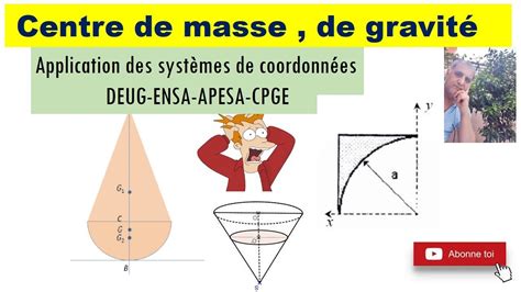 Centre de Gravité des solides application des systèmes de coordonnées