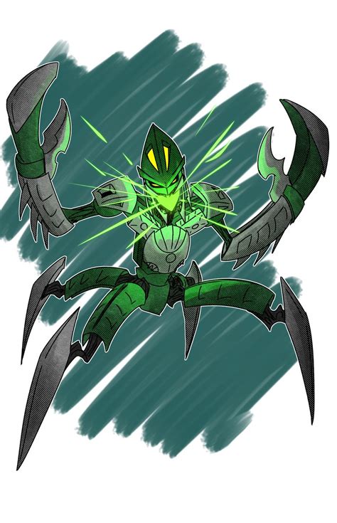 bug man  bioniclechicken  deviantart bionicle heroes alien