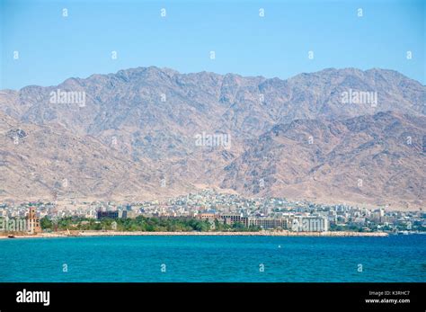 Aqaba Coast Jordan Stock Photo Alamy