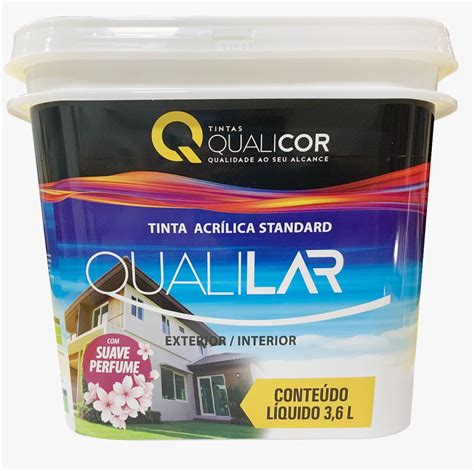 QUALILAR TINTA ACRIL STANDARD 3 6L AREIA BRD Distribuidora