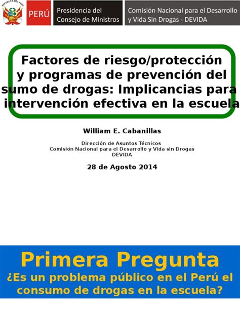 Pdf Factores De Riesgo Proteccion Y Programas De Prevencion Congreso