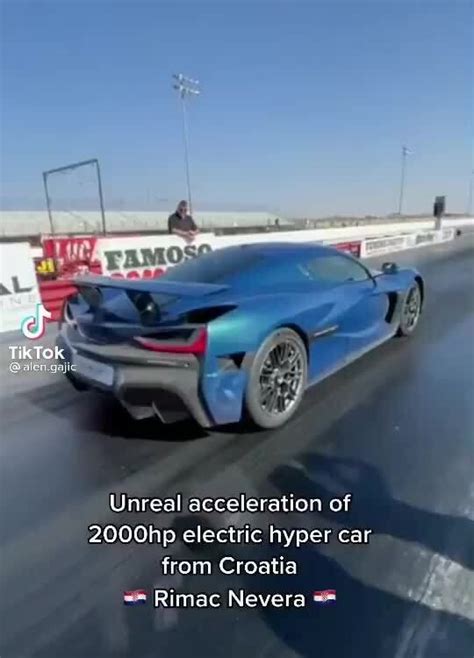 Tiktok Unreal Acceleration Of Hp Electric Hyper Car From Croatia