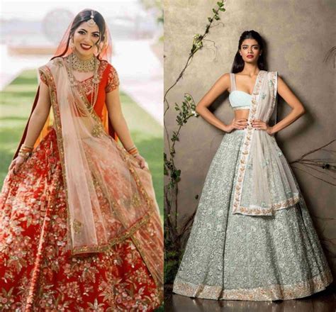 Coral Silk Choli With Lehenga And Mint Organza Dupatta With Waist Belt