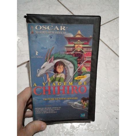 Vhs A Viagem De Chihiro Dublado Shopee Brasil