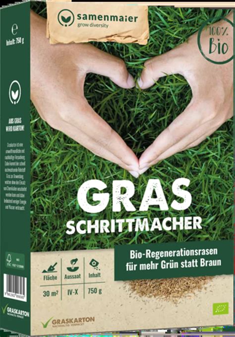 Samen Maier Bio Regenerationsrasen Grasschrittmacher Bloomling Schweiz