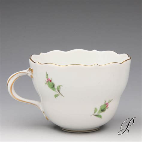 Kaffeegedeck Nr Meissen Im Dekor Rote Rose Porzellan Porcelain