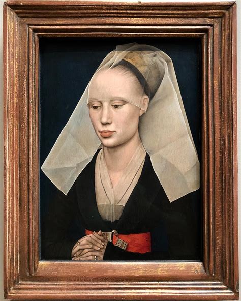 Rogier Van Der Weyden Portrait Of A Lady Oil On Panel X