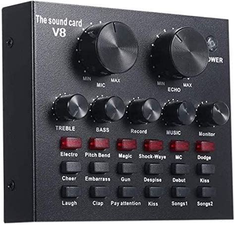 V8 Multifunctional Live Sound Card Pearlmart Ae