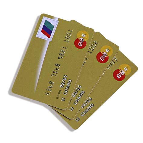 Custom Printed Plastic Loyalty Cards With Gold Embossed Number Card