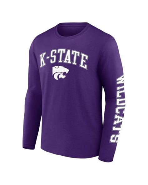 Fanatics Branded Kansas State Wildcats Distressed Arch Over Logo Long