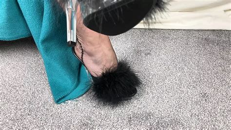 Mrs Mature Feet Giving You All A Very Sexy Shoe Dangle And Toe Wiggle With A Pair Of Her