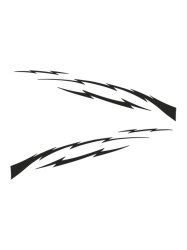 Трафареты Молнии - Бесплатно распечатать